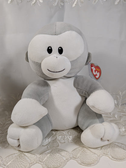 Ty Baby Collection - Pookie The Gray And White Monkey (9in) - Vintage Beanies Canada