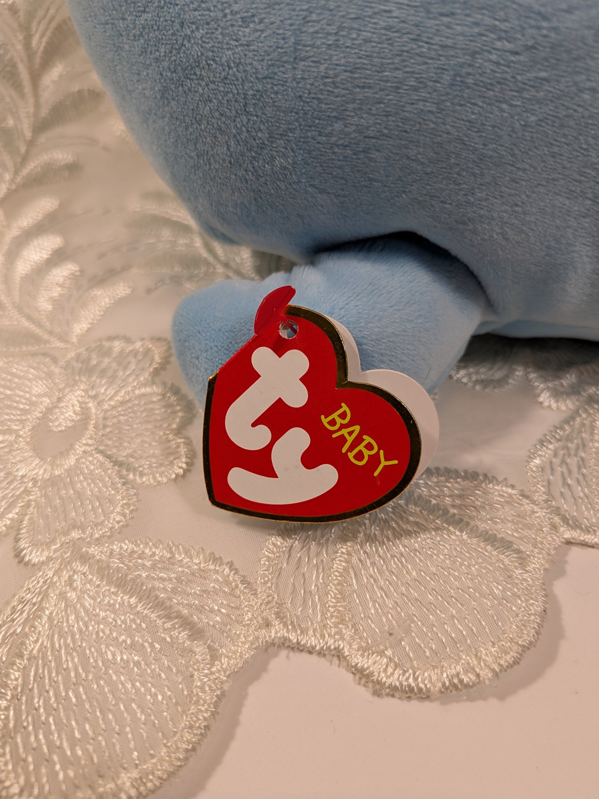 Ty Baby Collection - Squirt The Blue Seal (10in) - Vintage Beanies Canada