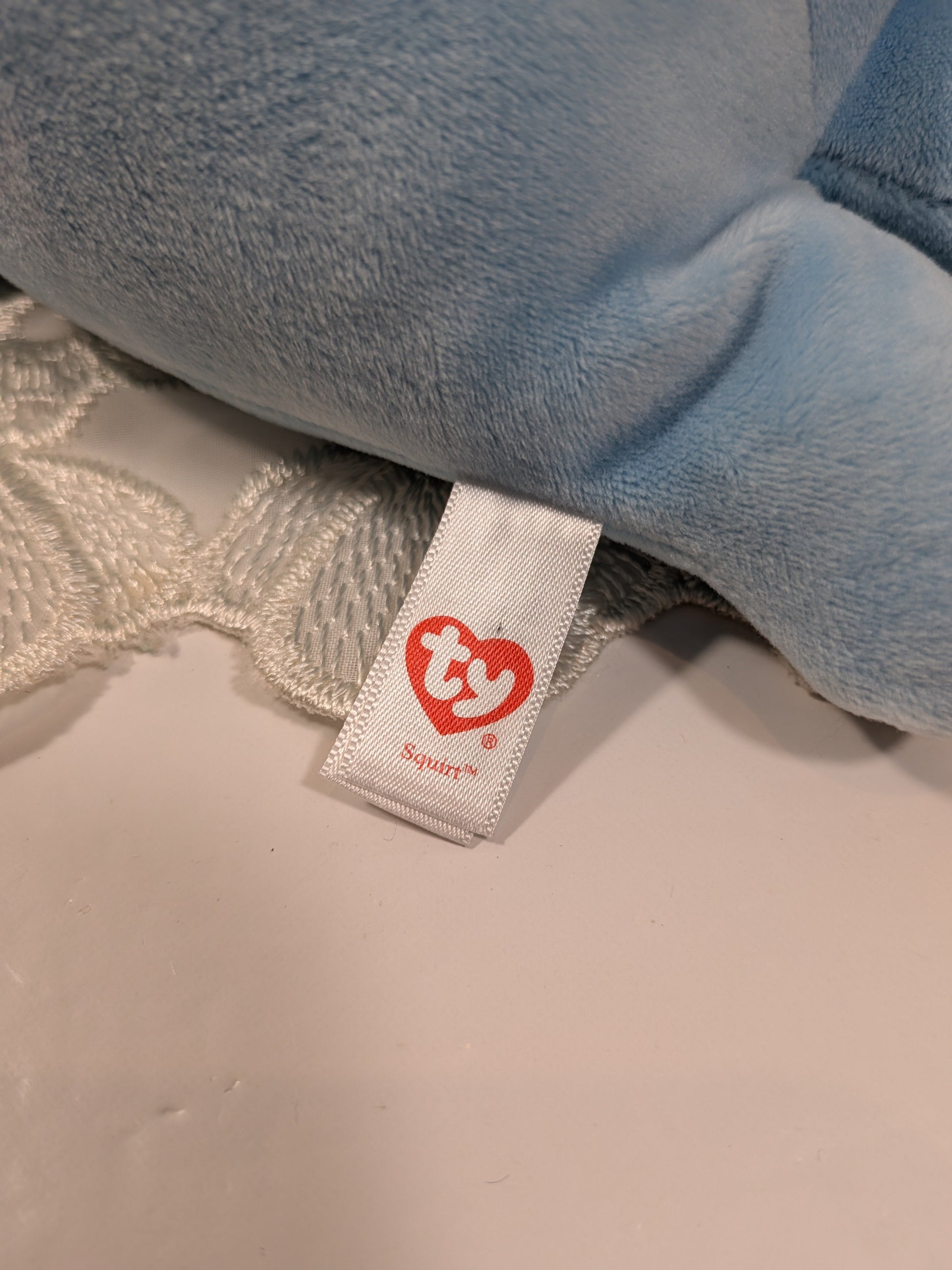 Ty Baby Collection - Squirt The Blue Seal (10in) - Vintage Beanies Canada