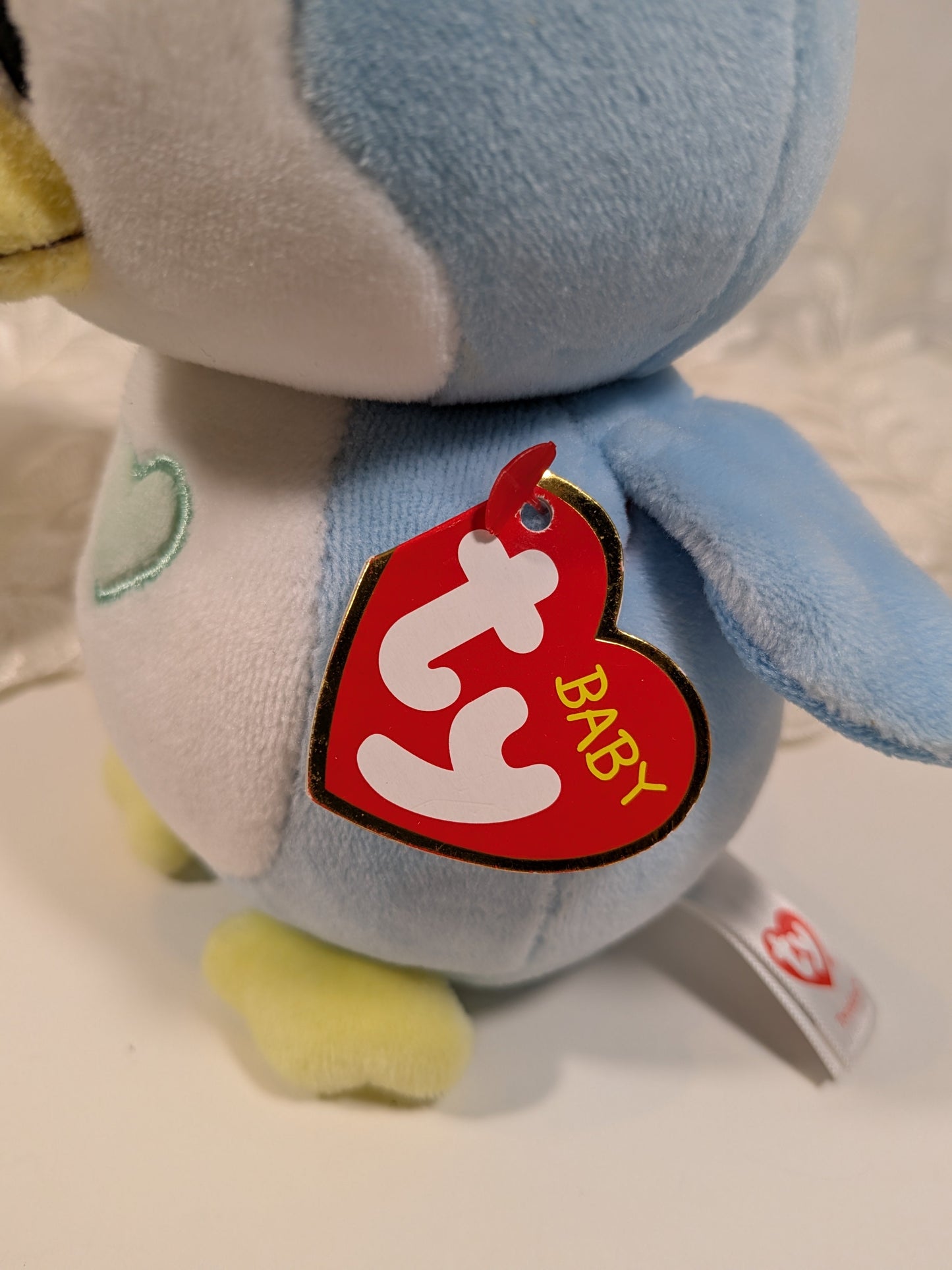 Ty Baby Collection - Twinkles The Blue Penguin *Rare* (6in) - Vintage Beanies Canada