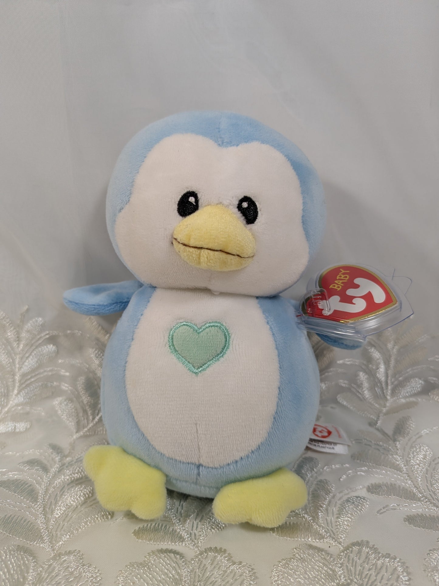Ty Baby Collection - Twinkles The Blue Penguin *Rare* (6in) - Vintage Beanies Canada