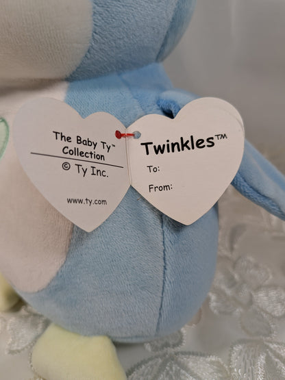 Ty Baby Collection - Twinkles The Blue Penguin *Rare* (8 in) - Vintage Beanies Canada