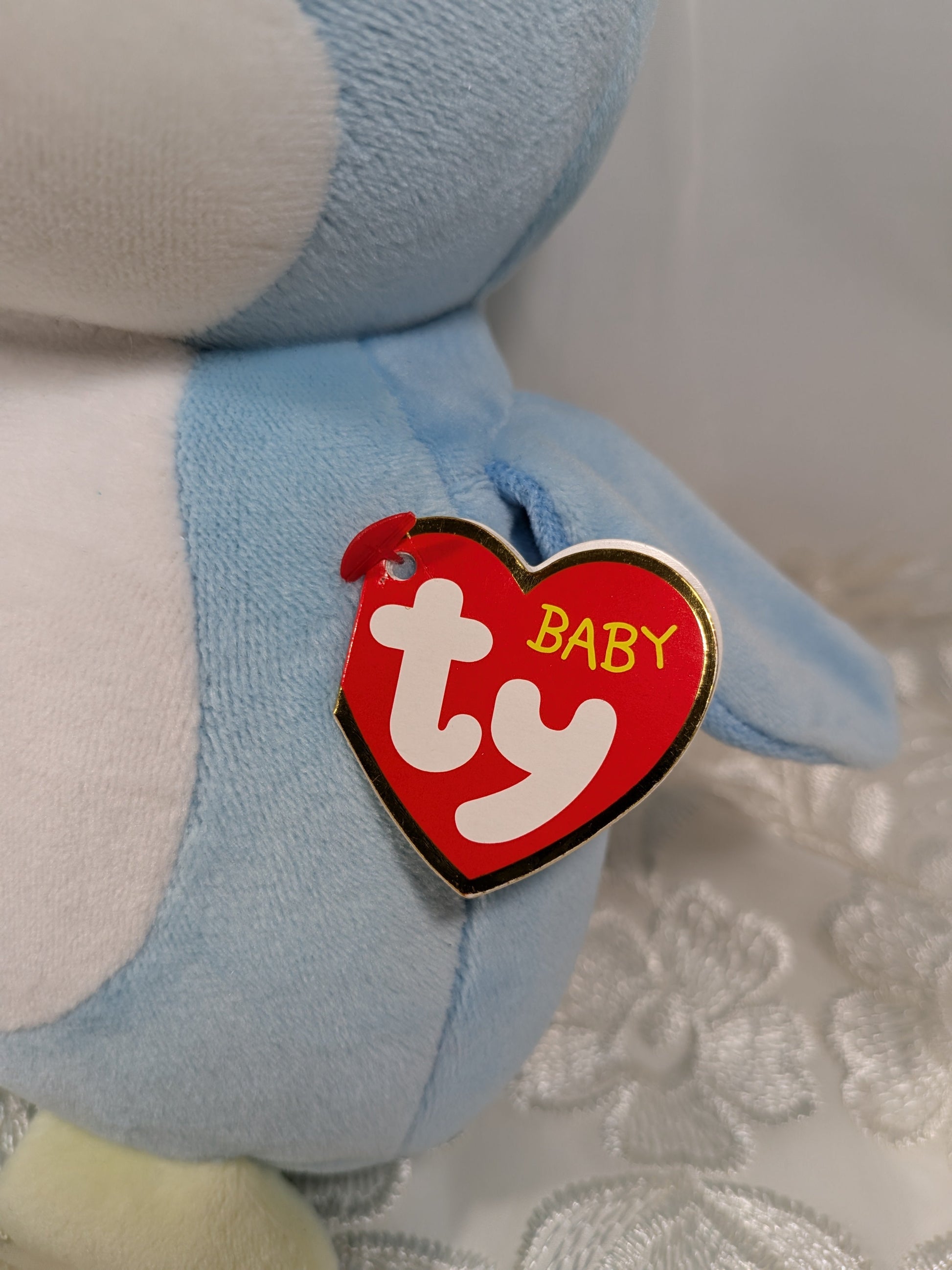 Ty Baby Collection - Twinkles The Blue Penguin *Rare* (8 in) - Vintage Beanies Canada