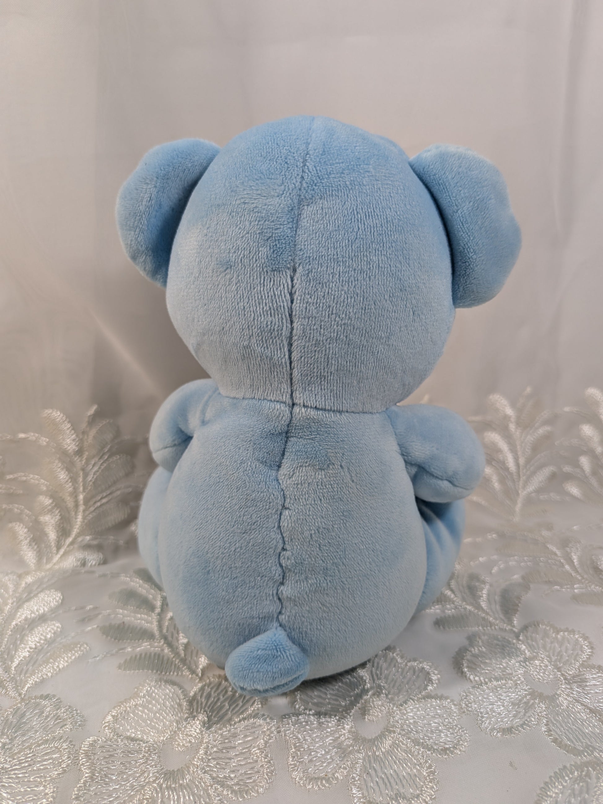 TY Baby Line - Lullaby the Adorable Blue Bear (6in) No Hang Tag - Vintage Beanies Canada