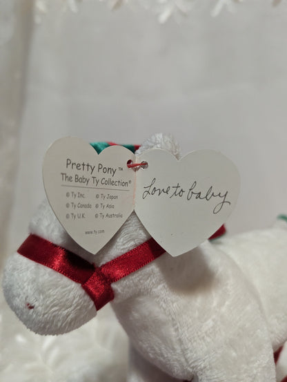 Ty Baby - Pretty Pony The Christmas Rocking Horse Plush (8in) - Vintage Beanies Canada