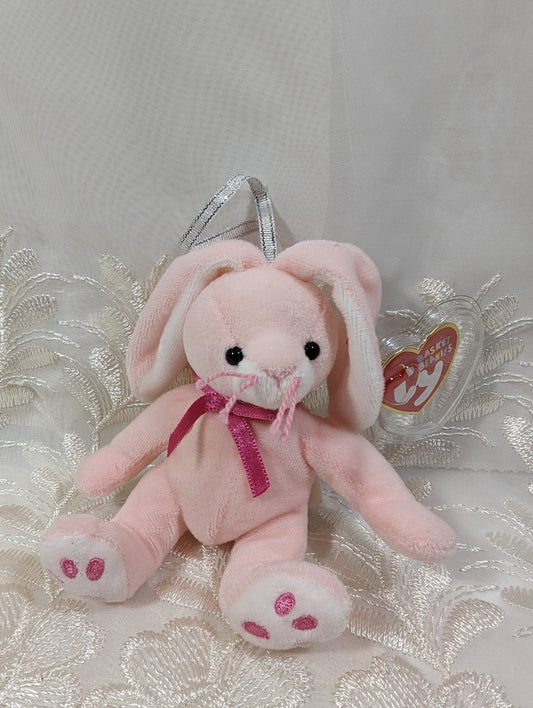 Ty Basket Beanie - Baskets The Pink Bunny (4in) - Vintage Beanies Canada