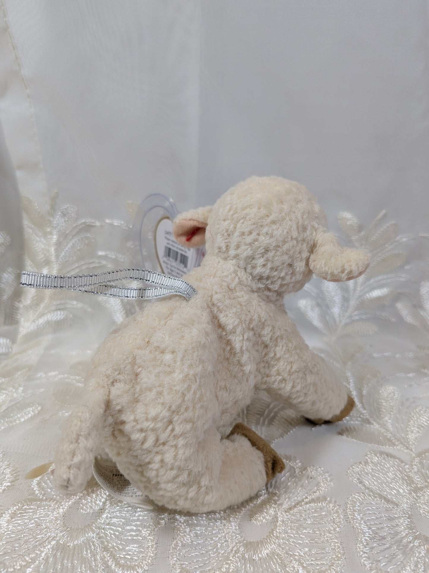 Ty Basket Beanies - Ewey The Lamb (3.5 in) - Vintage Beanies Canada