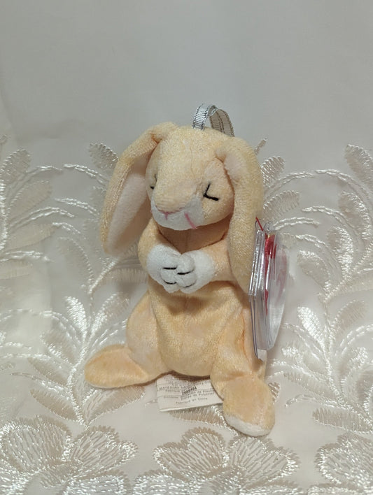Ty Basket Beanies - Grace The Bunny (4in) - Vintage Beanies Canada
