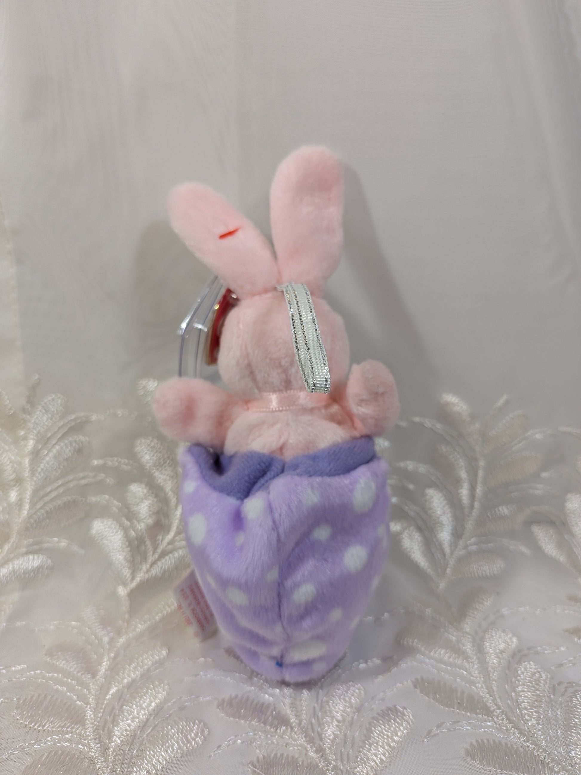 Ty Basket Beanies - Petey the Easter Bunny (5in) - Vintage Beanies Canada