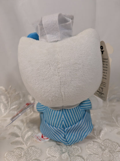 Ty Beanie Babies - Hello Kitty I Love Japan Nurse Red Cross Fundraiser (6in) Non-mint Tags - Vintage Beanies Canada