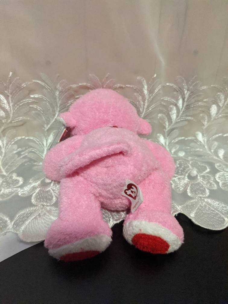 Ty Beanie Babies - Junglelove The Pink Monkey (7.5in) - Vintage Beanies Canada