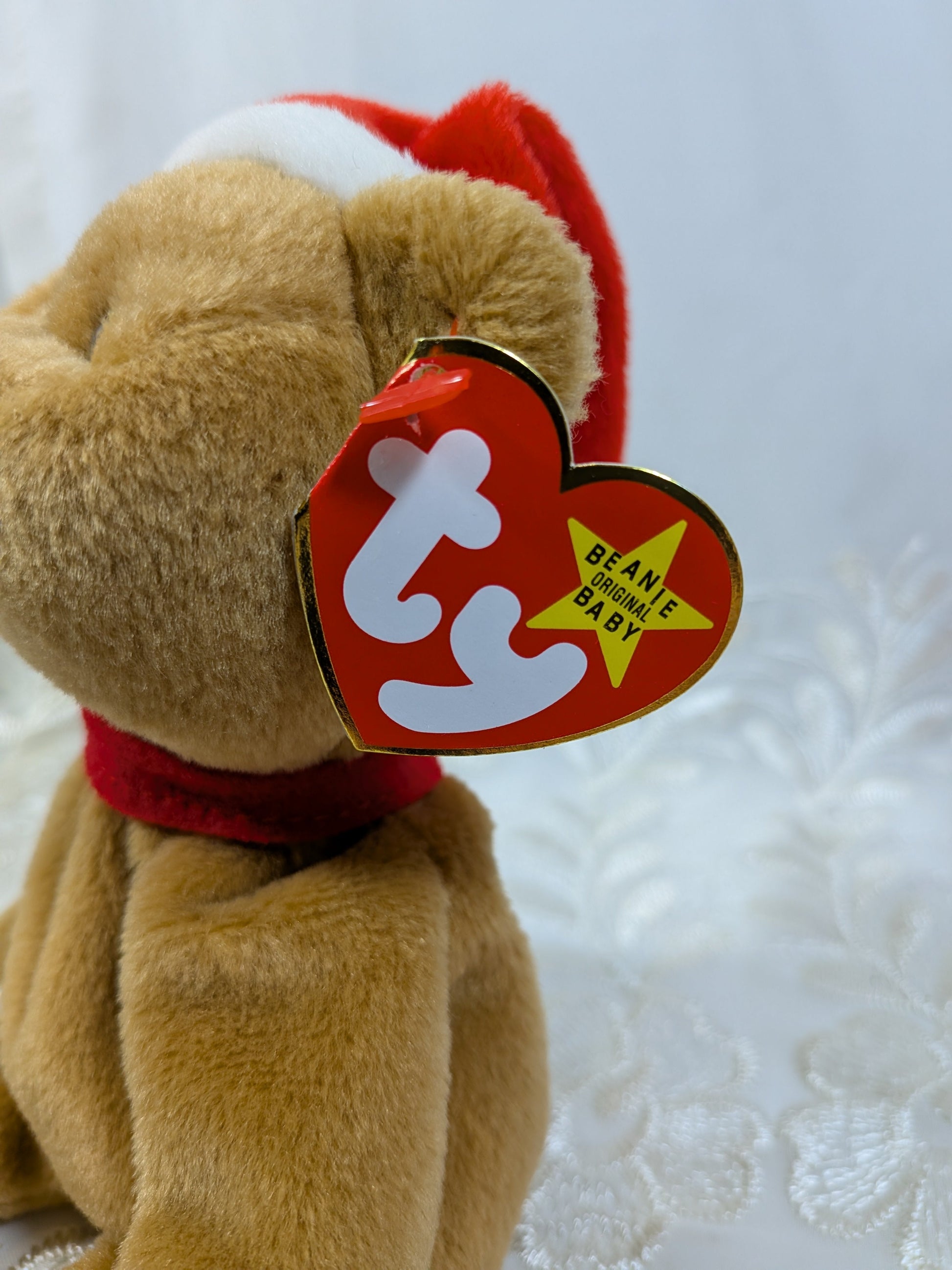 Ty Beanie Baby - 1997 Holiday Teddy the Christmas Bear (8.5in) - Vintage Beanies Canada