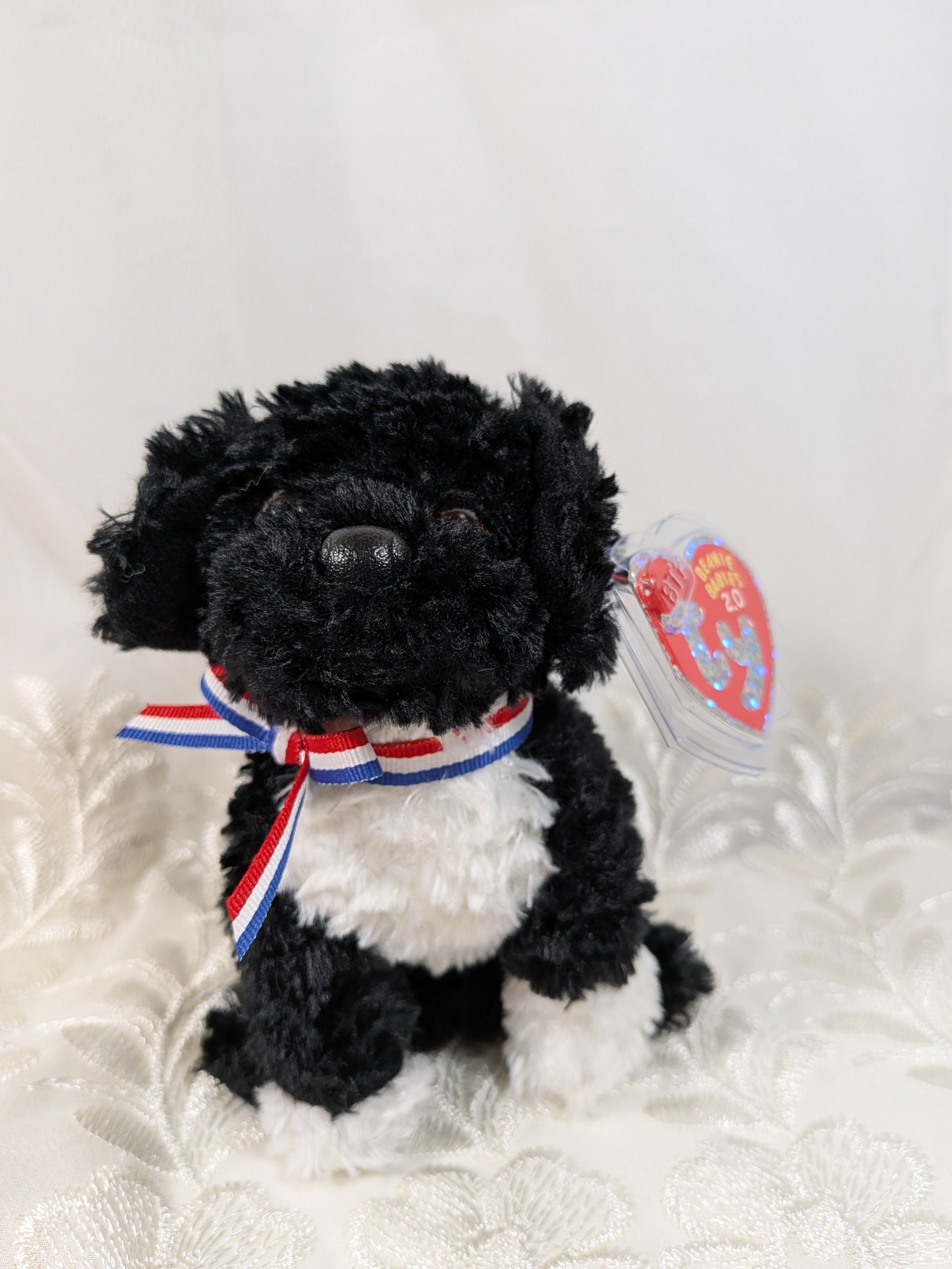 TY Beanie Baby 2.0 - BO the Portuguese Water Dog (6 inch) - Vintage Beanies Canada