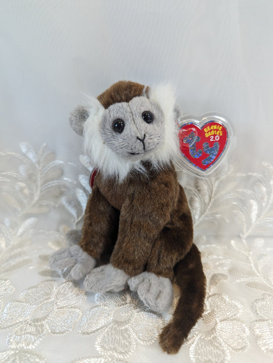 Ty Beanie Baby 2.0 - Jungle The Monkey (6in) - Vintage Beanies Canada