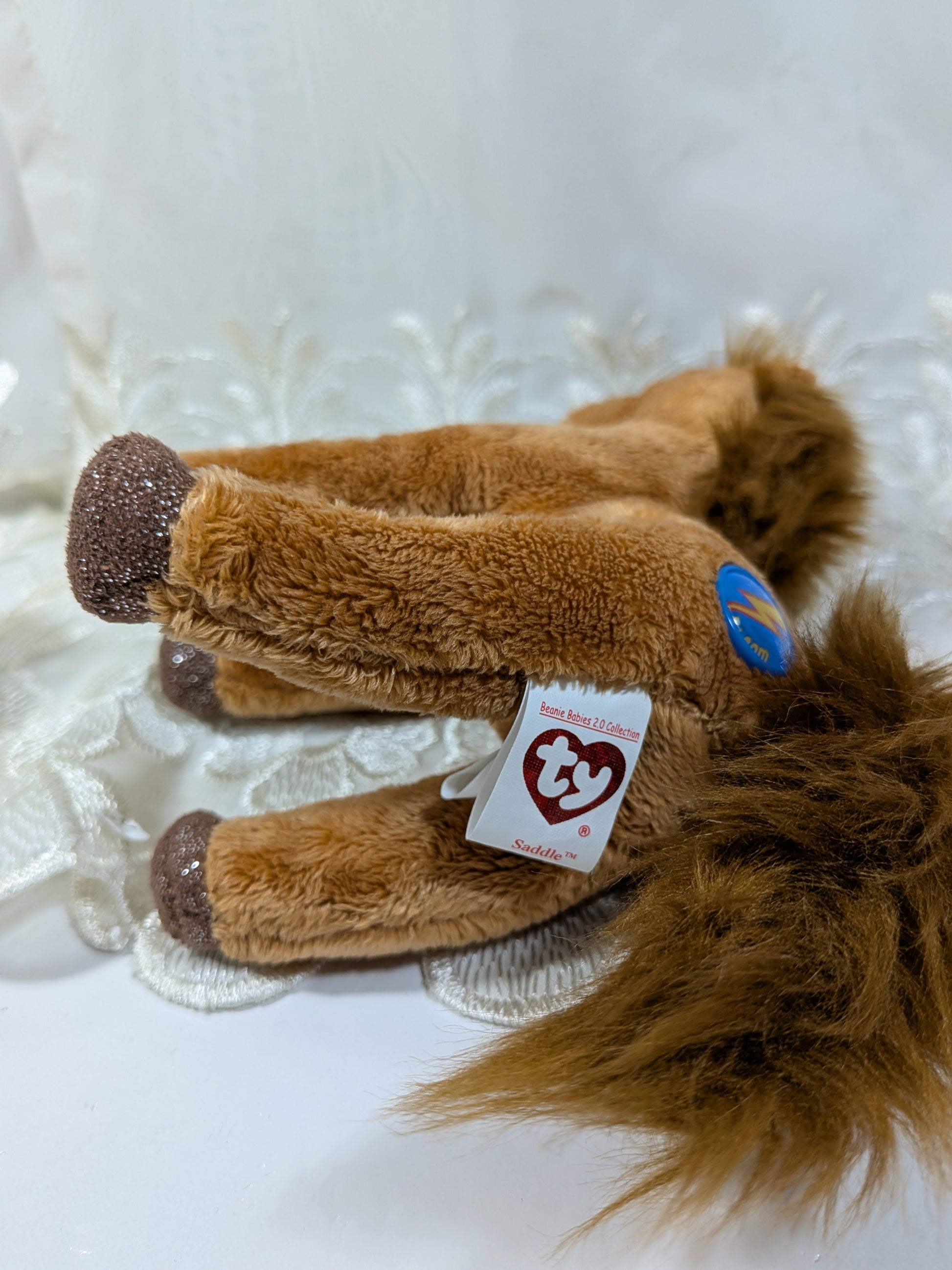 Ty Beanie Baby 2.0 - Saddle The Horse (7in) - Vintage Beanies Canada