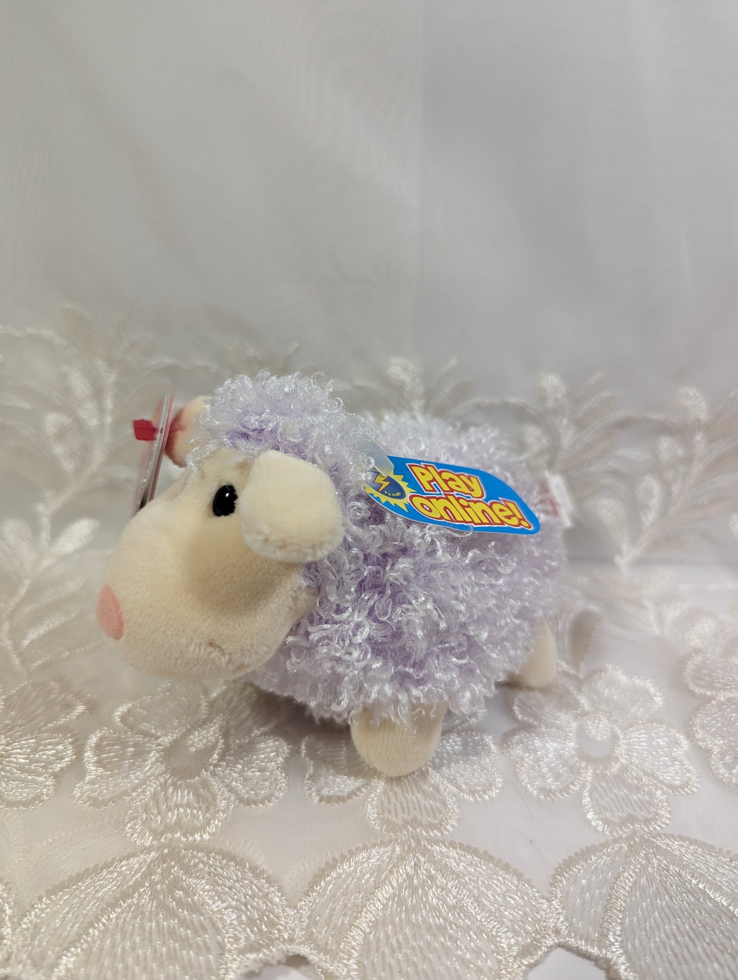 Ty Beanie Baby 2.0 - Shearsly The Purple Sheep (6in) - Vintage Beanies Canada