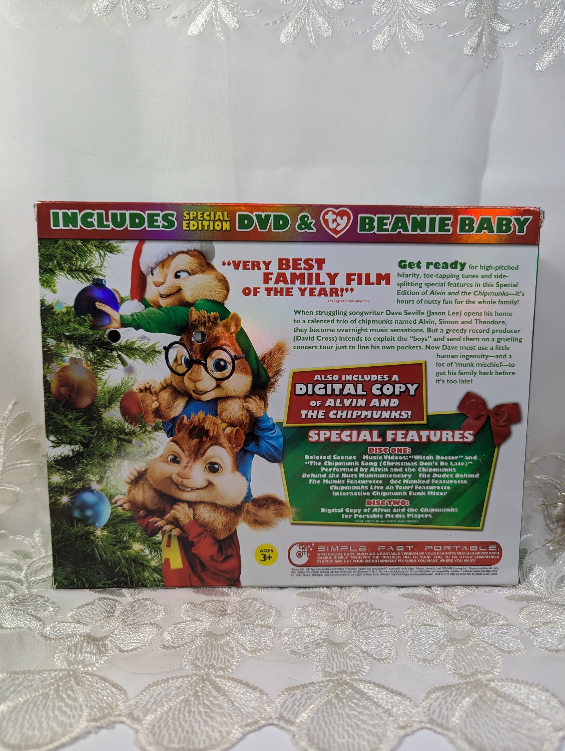 Ty Beanie Baby - Alvin and the Chipmunks DVD Set (Not Sealed) - Vintage Beanies Canada