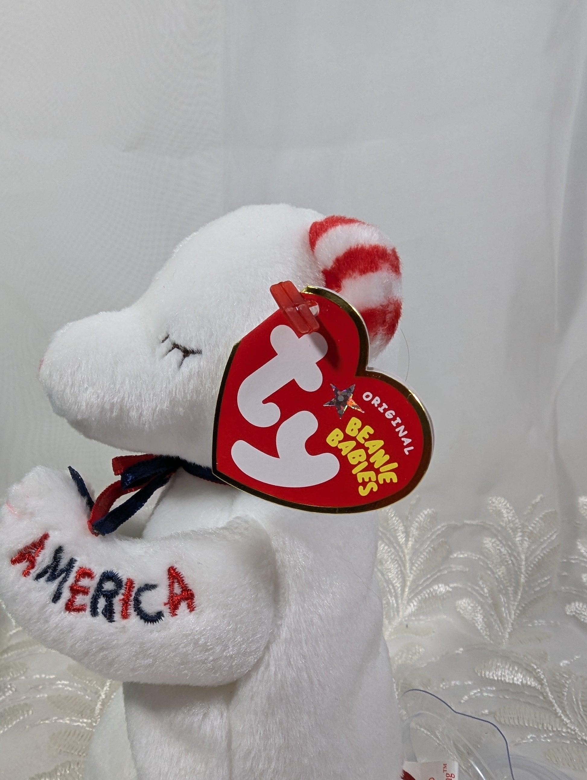 Ty Beanie Baby - American Blessing The Praying Bear (6in) - Vintage Beanies Canada