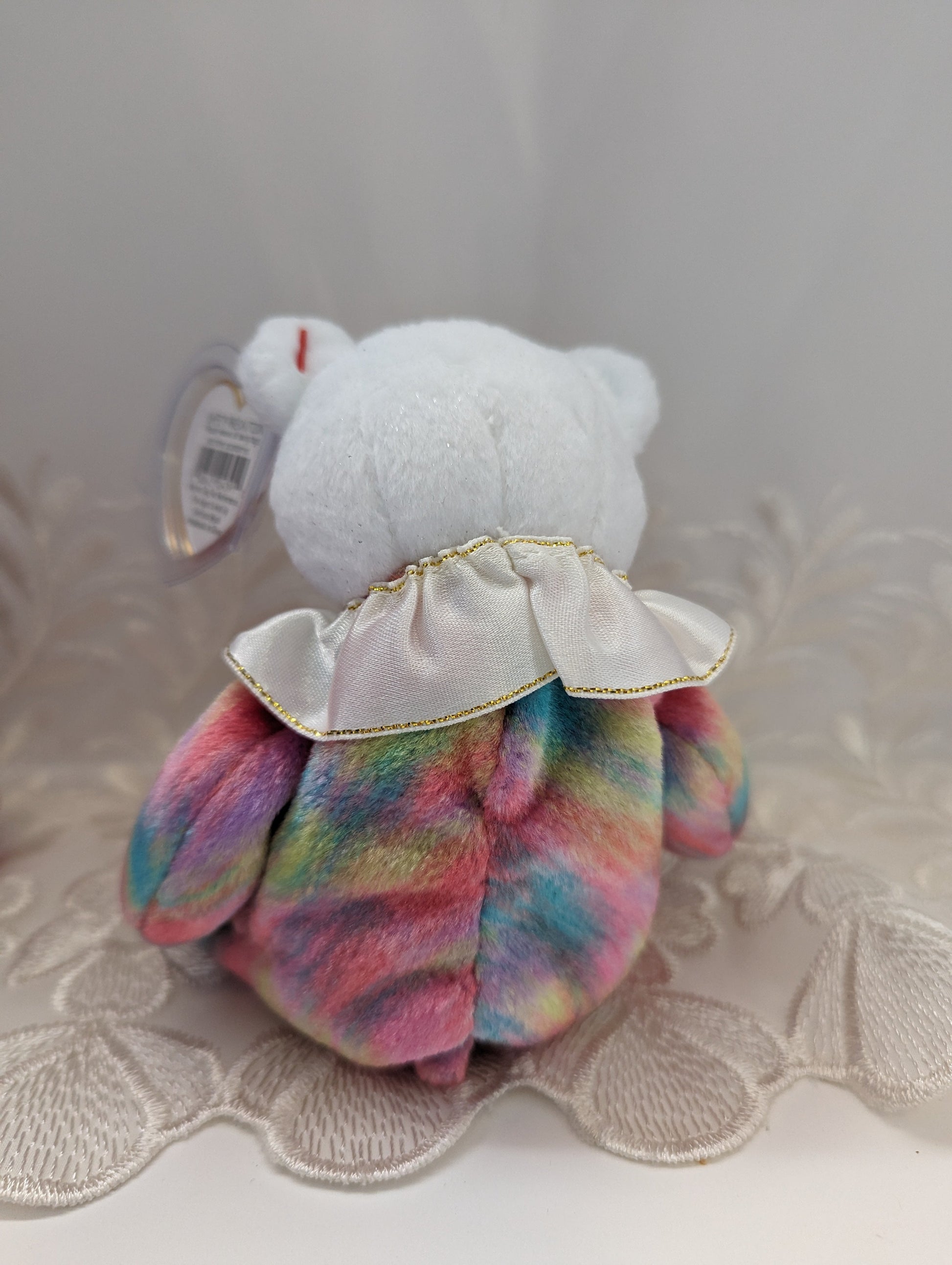 Ty Beanie Baby - April The Birthday Clown Bear (6in) - Vintage Beanies Canada