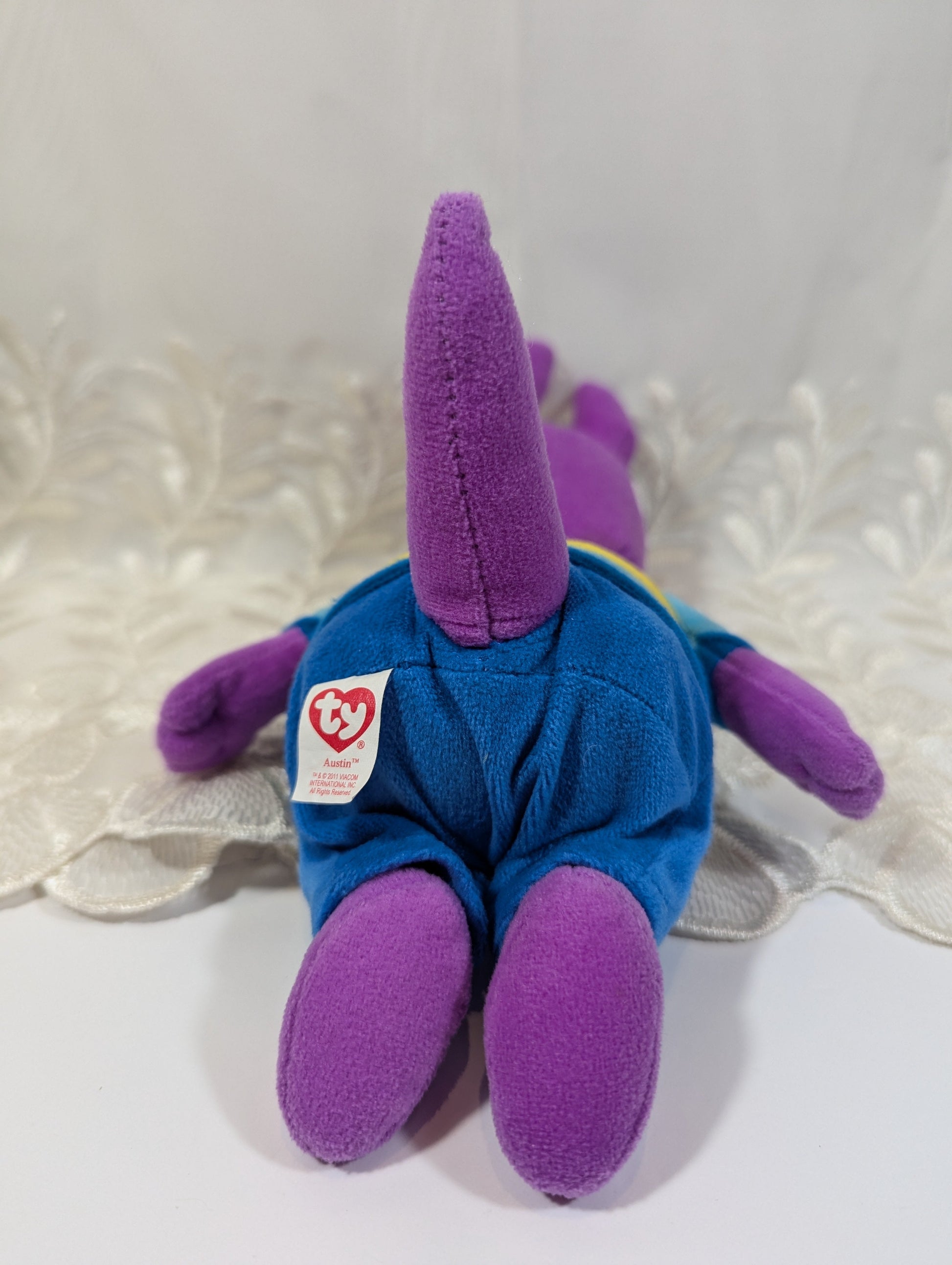 Ty Beanie Baby - Austin The Purple Kangaroo From The Backyardigans TV Show (9 in) No Tag - Vintage Beanies Canada