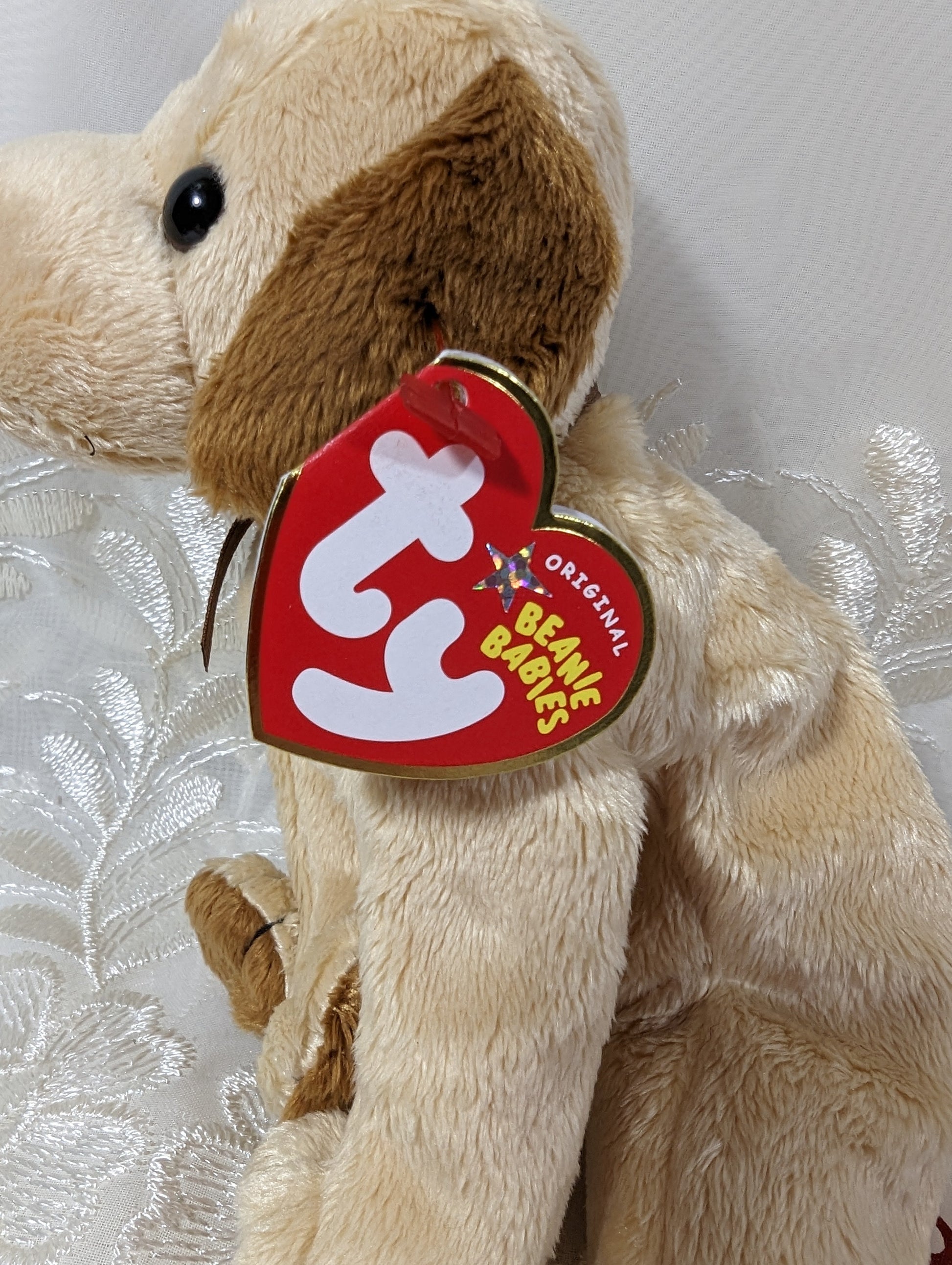 Ty Beanie Baby - Badges The Dog (5in) - Vintage Beanies Canada