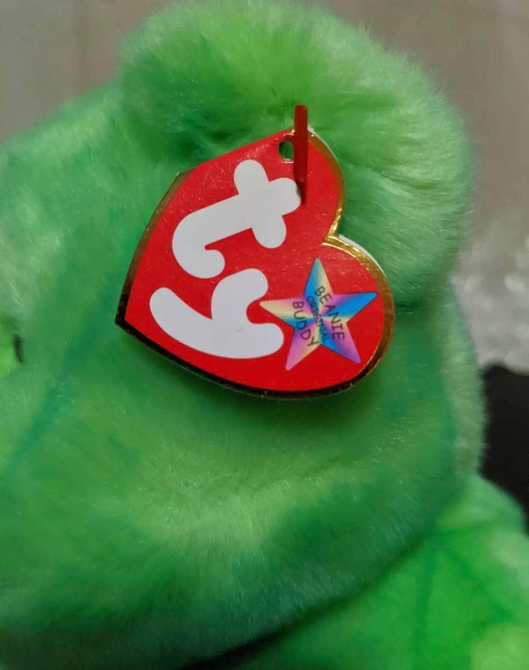 Ty Beanie Baby + Beanie Buddy lot - Kicks the Soccer Bear (Sold As Pair) - Vintage Beanies Canada
