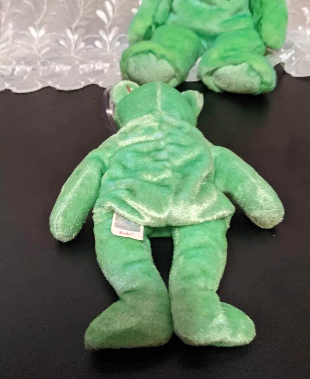 Ty Beanie Baby + Beanie Buddy lot - Kicks the Soccer Bear (Sold As Pair) - Vintage Beanies Canada