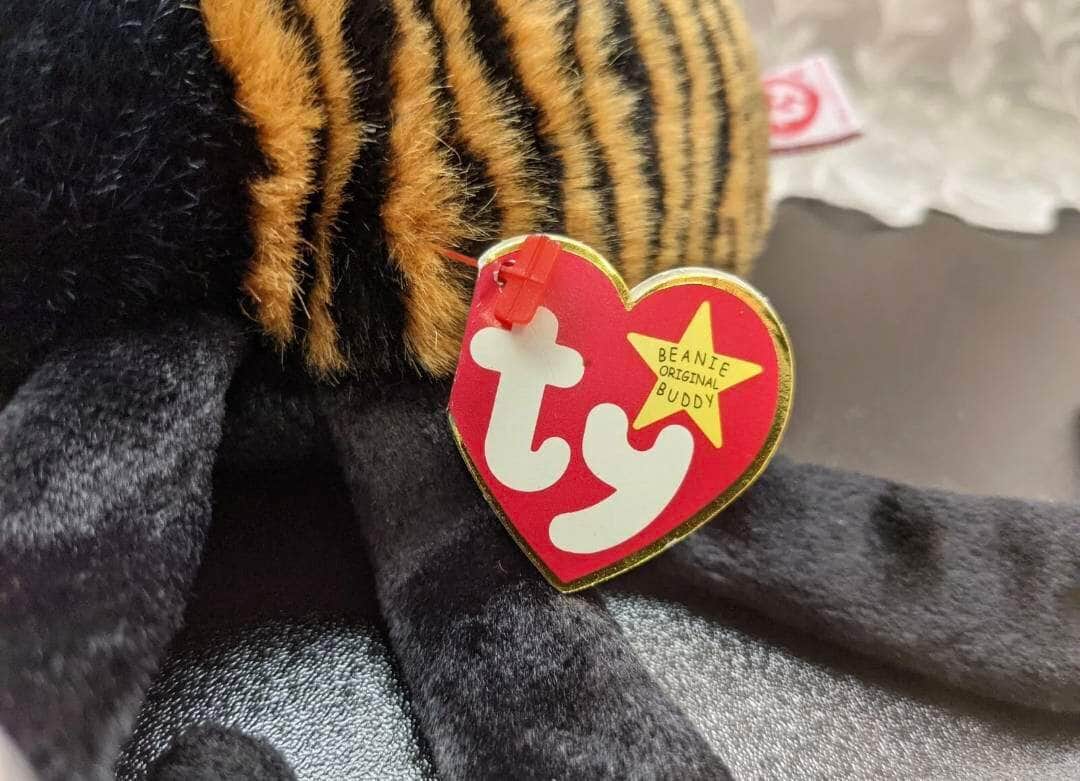 Ty Beanie Baby + Beanie Buddy - Spinner The Spider Lot (Sold As Set) Non-mint tags - Vintage Beanies Canada
