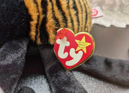 Ty Beanie Baby + Beanie Buddy - Spinner The Spider Lot (Sold As Set) Non-mint tags - Vintage Beanies Canada