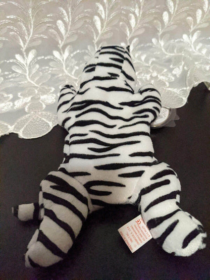 Ty Beanie Baby - Blizzard The White Black Tiger (8.5in) - Vintage Beanies Canada