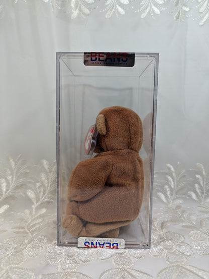 Ty Beanie Baby - Bongo The Monkey (8 in) AUTHENTICATED Third Gen, Tan Tail *Rare* - Vintage Beanies Canada