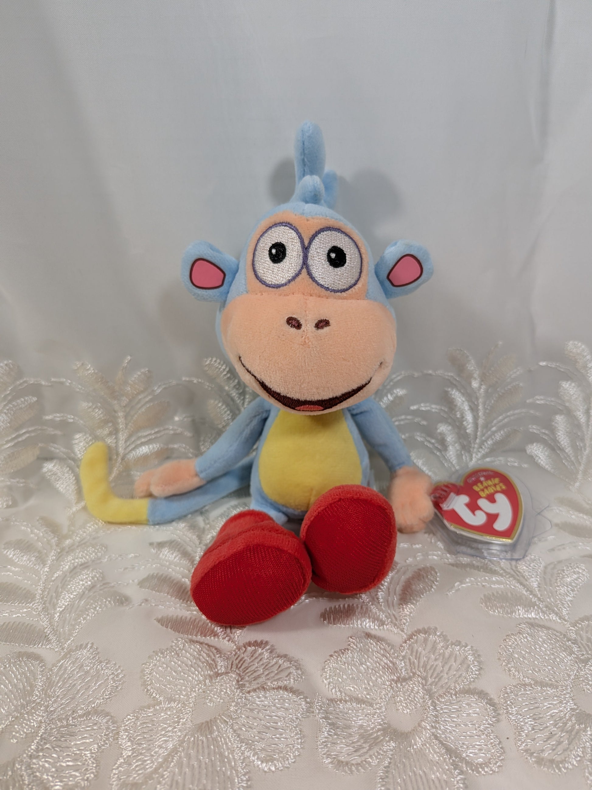 Ty Beanie Baby - Boots the Monkey from Dora the Explorer (7.5in) - Vintage Beanies Canada