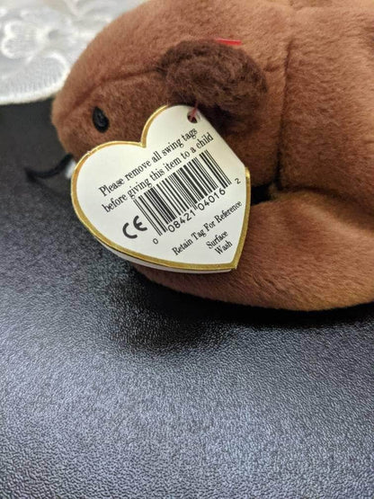 Ty Beanie Baby - Bucky The Beaver - 3 Gen Hang Tag & 2nd Gen Tush Tag.*Rare* - Vintage Beanies Canada