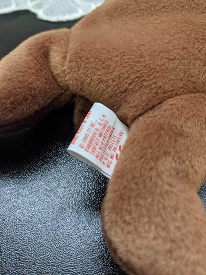 Ty Beanie Baby - Bucky The Beaver - 3 Gen Hang Tag & 2nd Gen Tush Tag.*Rare* - Vintage Beanies Canada