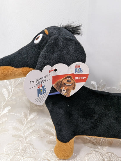 Ty Beanie Baby - Buddy the dog from The secret Life of pets movie (11in long) - Vintage Beanies Canada