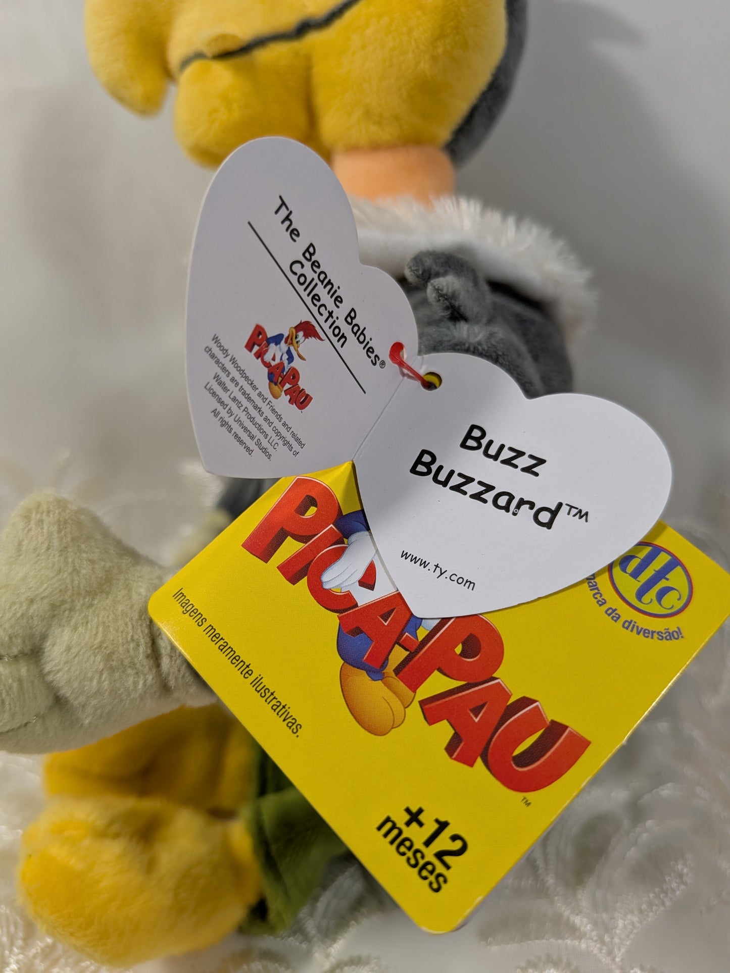 Ty Beanie Baby - Buzz Buzzard the bird from Woody The Woodpecker (9in) Brazil Exclusive *Rare* - Vintage Beanies Canada