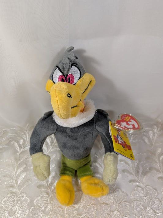 Ty Beanie Baby - Buzz Buzzard the bird from Woody The Woodpecker (9in) Brazil Exclusive *Rare* - Vintage Beanies Canada