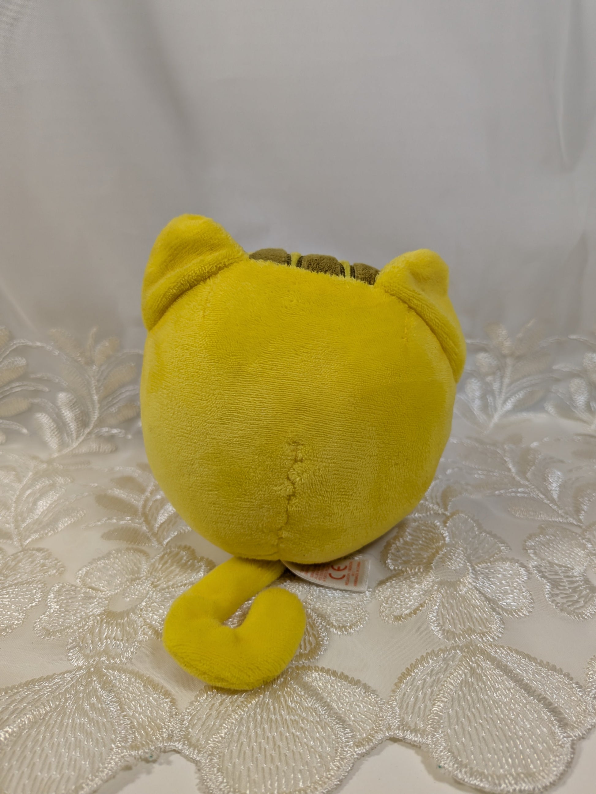 Ty Beanie Baby - Cat With Heart Eyes from the Emoji movie (5in) No Tag - Vintage Beanies Canada