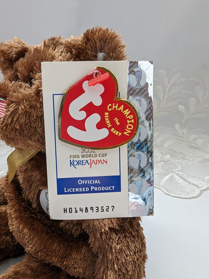 Ty Beanie Baby - Champion The USA FIFA Bear (8.5in) - Vintage Beanies Canada