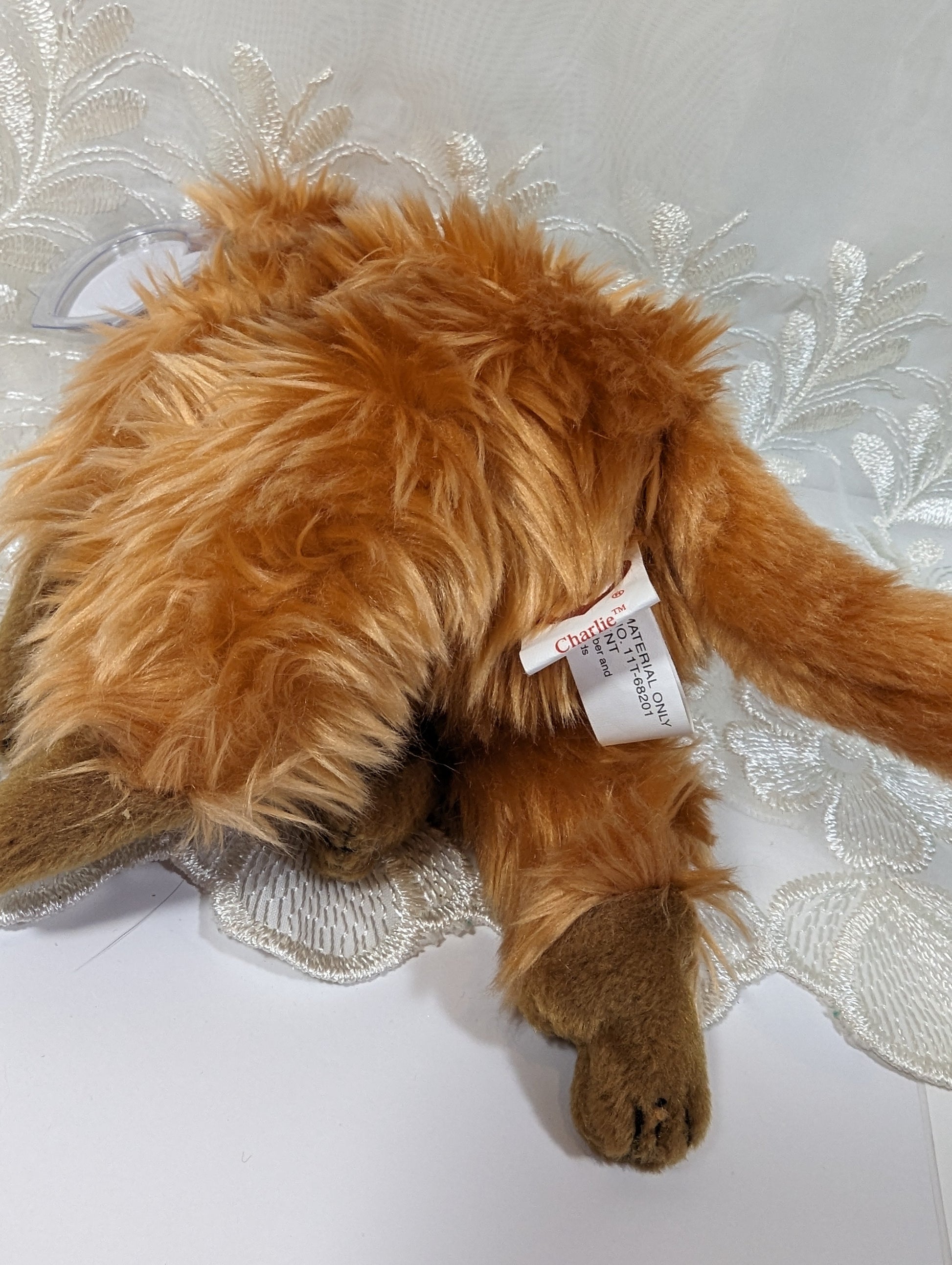 Ty Beanie Baby - Charlie The Monkey (8in) Near Mint Tag - Vintage Beanies Canada