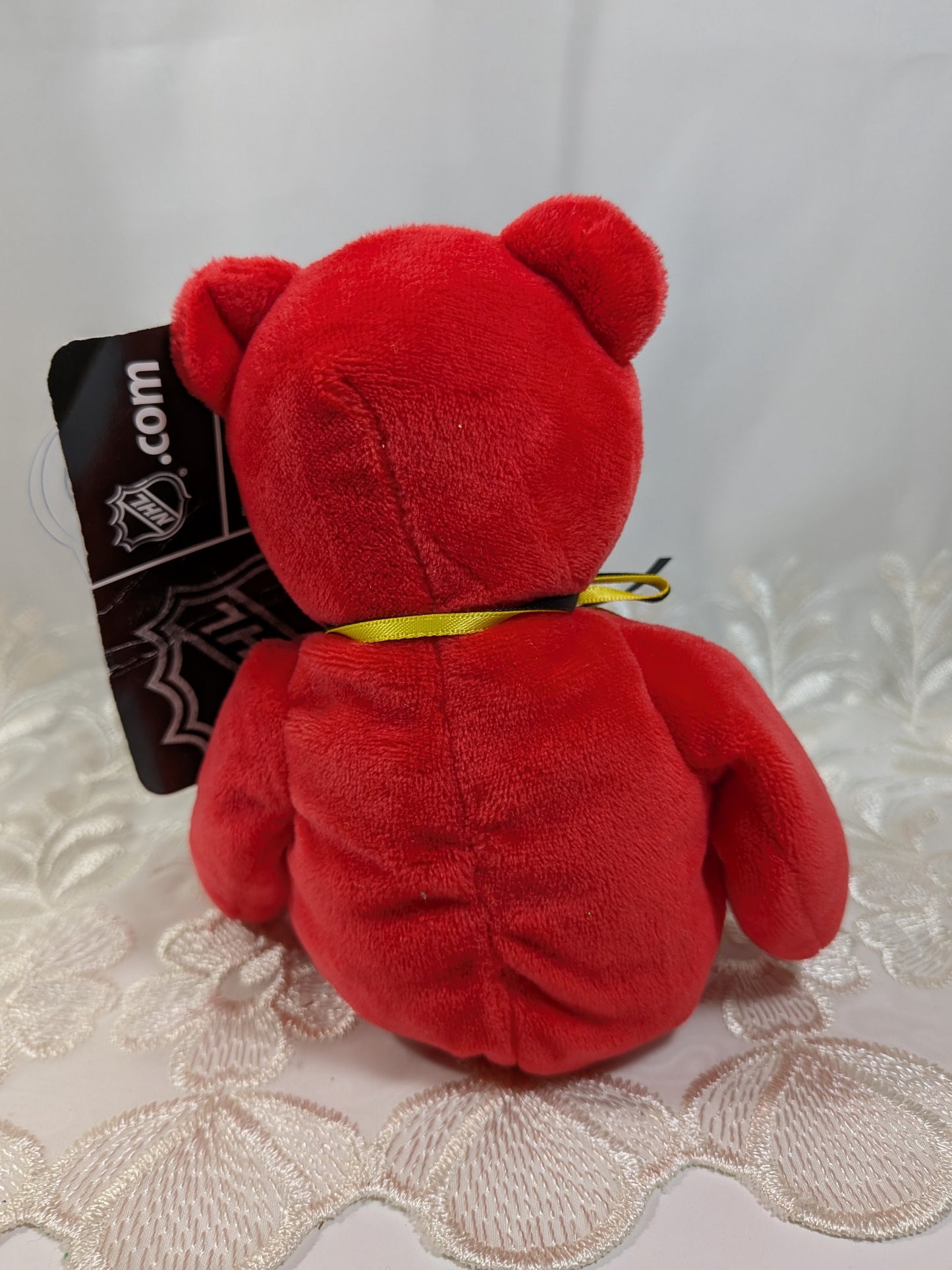 Ty Beanie Baby - Chicago Blackhawks NHL Bear (8.5in) - Vintage Beanies Canada