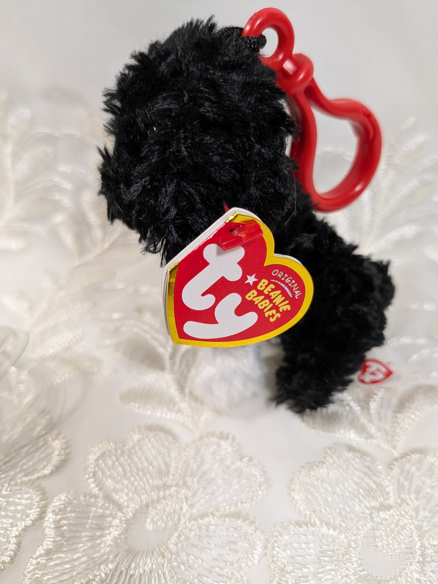 Ty Beanie Baby clip - Bo The Dog (4in) - Vintage Beanies Canada