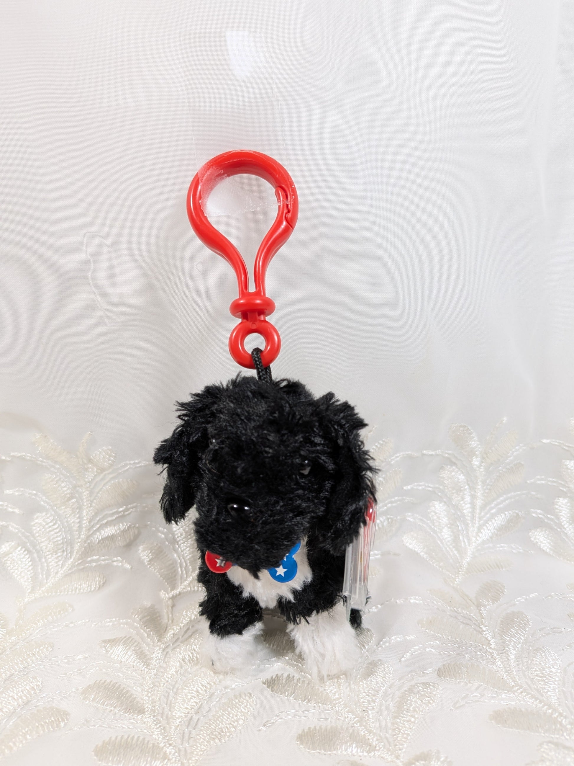 Ty Beanie Baby clip - Bo The Dog (4in) - Vintage Beanies Canada