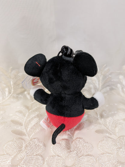 Ty Beanie Baby Clip - Mickey Mouse from Disney (4.5in) Non - mint Tag - Vintage Beanies Canada