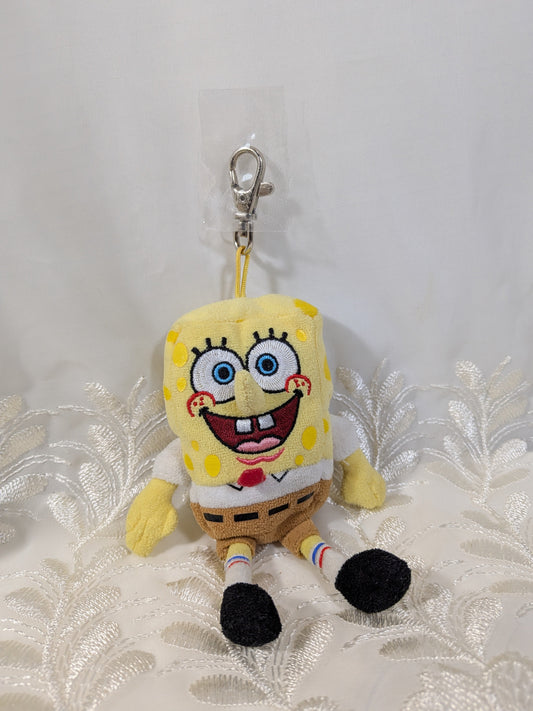 Ty Beanie Baby Clip - Spongebob SquarePants (5 in) *Rare Metal Clip* No Tag - Vintage Beanies Canada