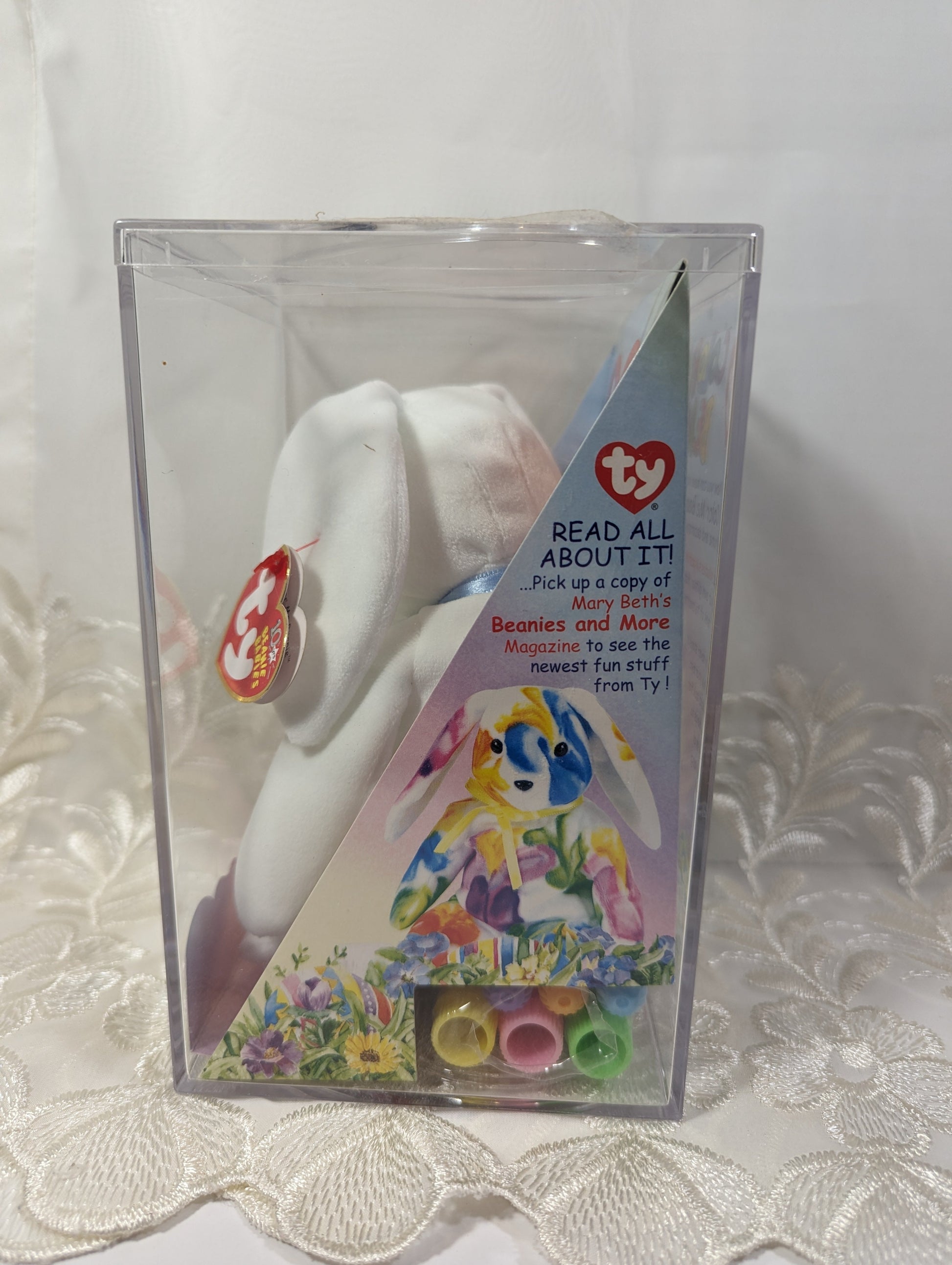 Ty Beanie Baby - Color Me Beanie The Bunny (8.5in) Blue Ribbon - Vintage Beanies Canada