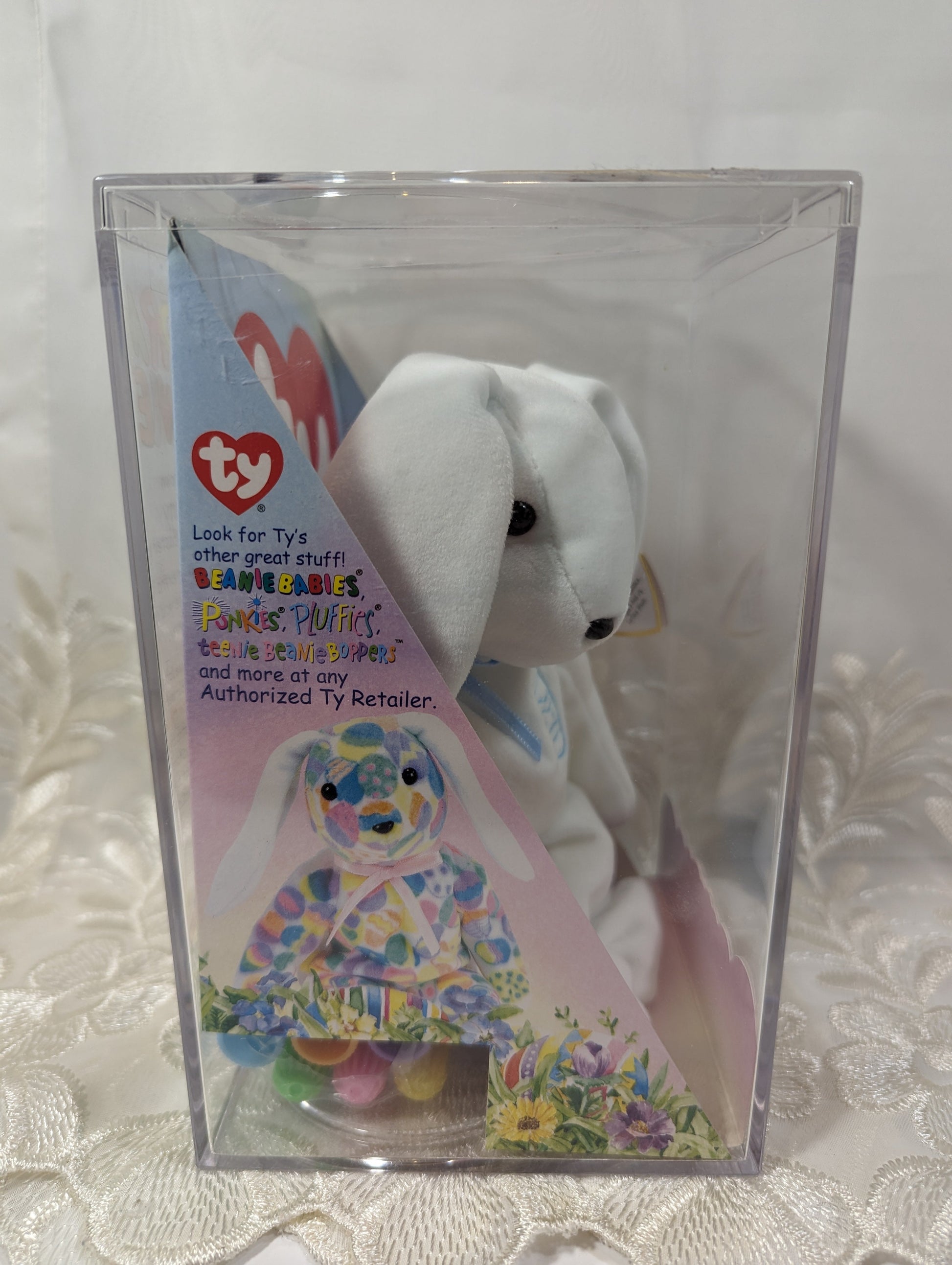 Ty Beanie Baby - Color Me Beanie The Bunny (8.5in) Blue Ribbon - Vintage Beanies Canada