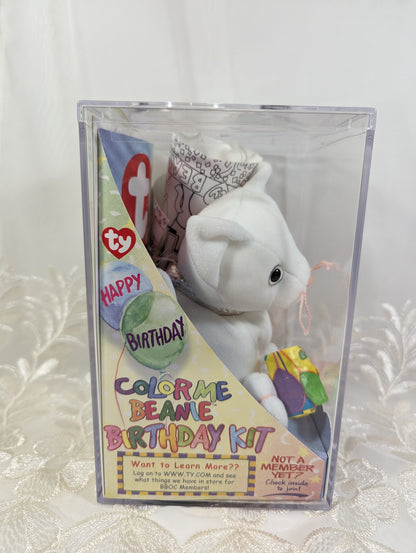 Ty Beanie Baby - Color Me Beanie The Cat (Birthday Kit) Sealed - Vintage Beanies Canada