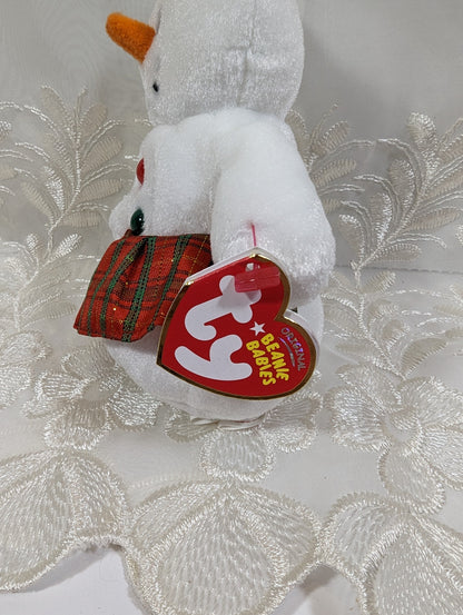 Ty Beanie Baby - Coolstina the Snowman (6in) - Vintage Beanies Canada
