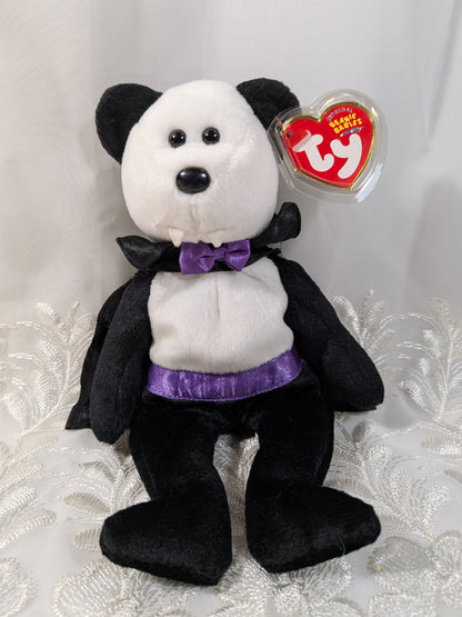 Ty Beanie Baby - Count The Vampire Bear (8.5in) Near Mint - Vintage Beanies Canada